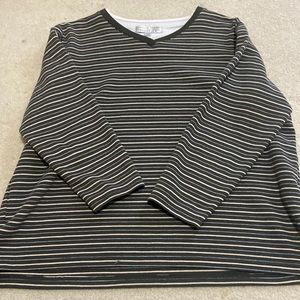 Striped long sleeve shirt